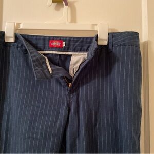 Juniors Dickies Navy Striped Pants size 15